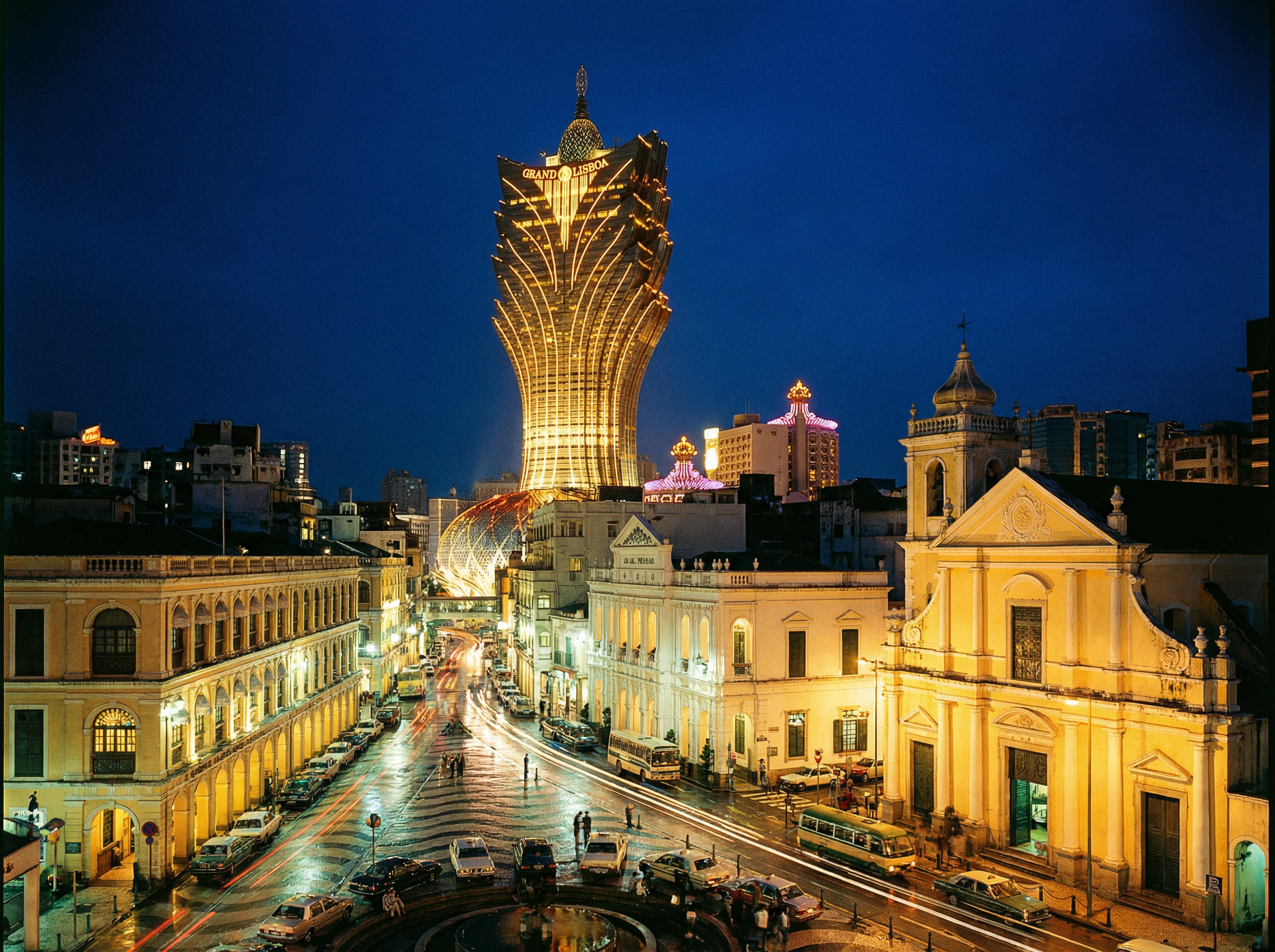 澳门彩 - 新葡京娱乐场夜景